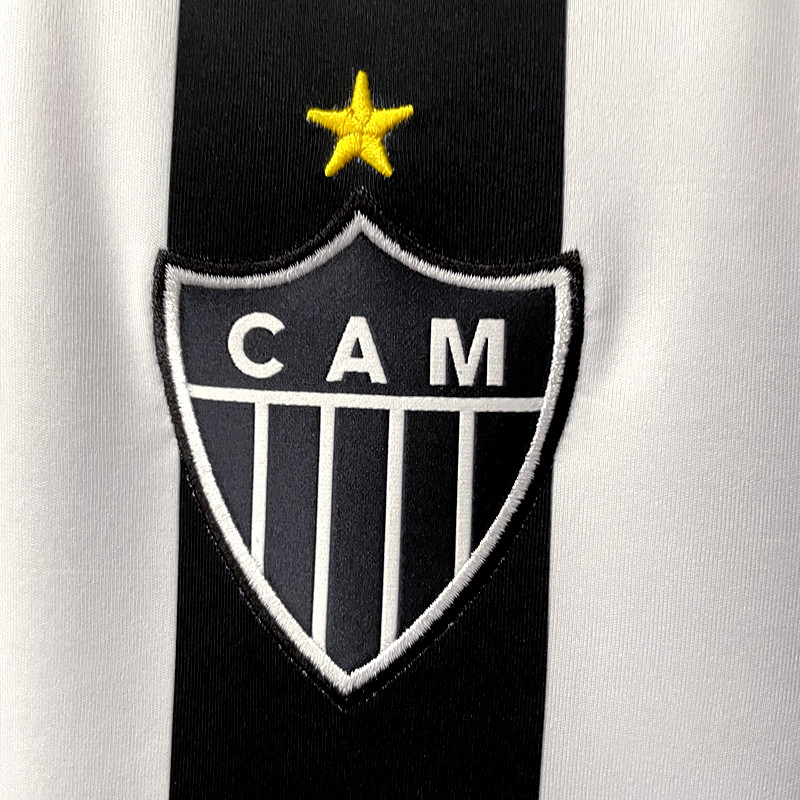 Camisa Atlético Mineiro –  Preta e Branco 23/24