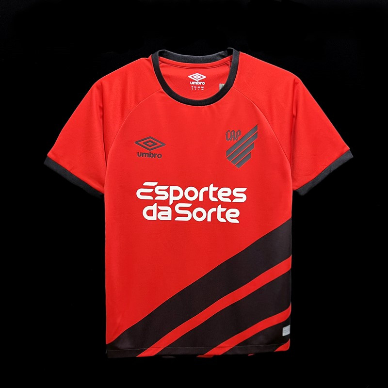 Camisa Atlético Paranaense Preto e Vermelho – 2024