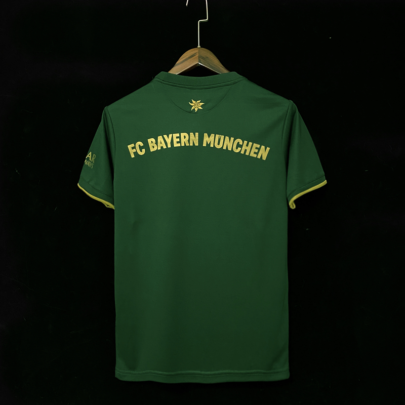 Camisa Bayern de Munique – Verde e Dourado 21/22