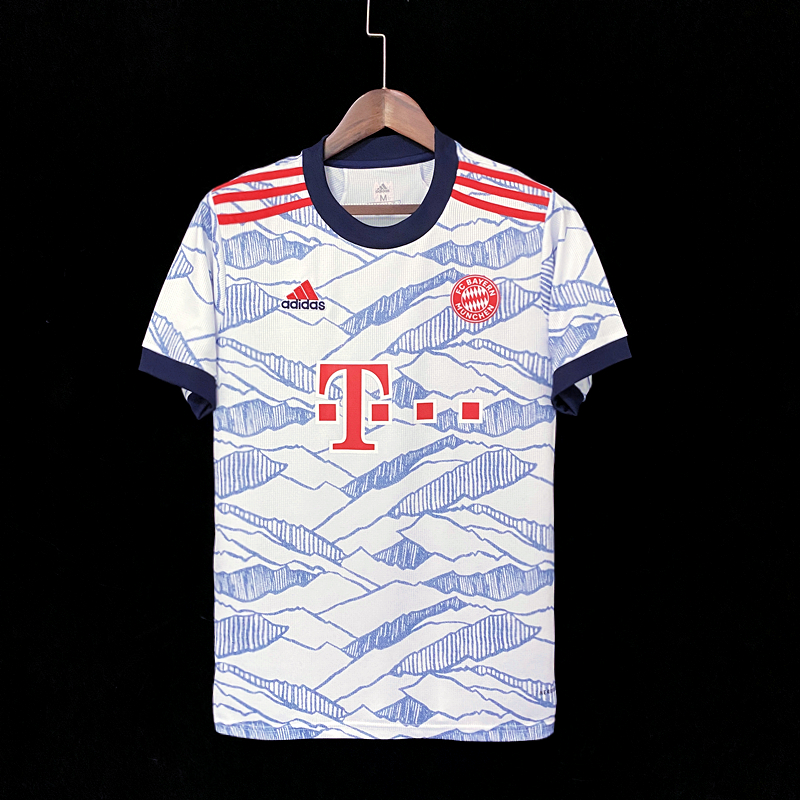 Camisa Bayern de Munique – Branca  21/22