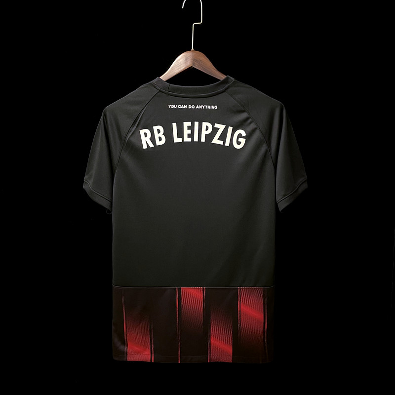 Camisa RB Leipzig – Vermelha e Preta 22/23