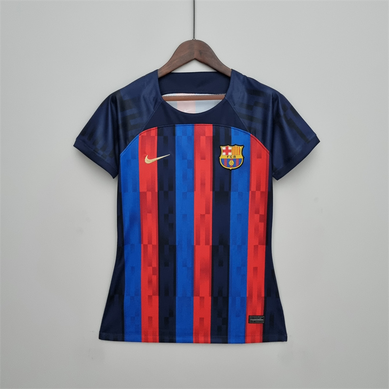 Camisa Barcelona -Azul e Grená 22/23