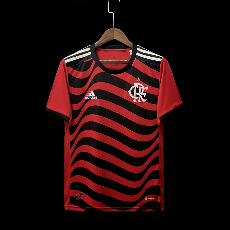 Camisa Flamengo – Preta e Vermelha 22/23