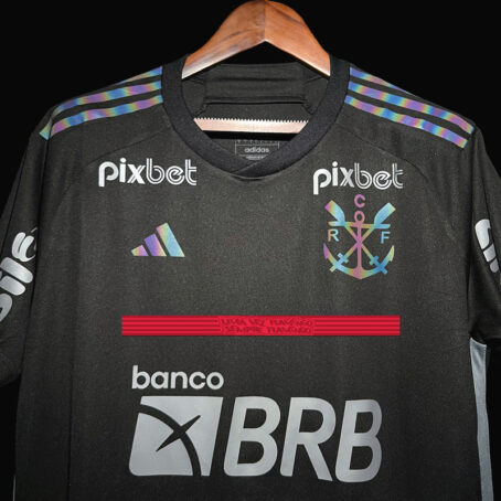 Camisa Flamengo - Black 23/24 - Imagem 2