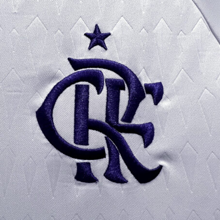 Camisa Flamengo - Polo Branca com Roxo - Imagem 11