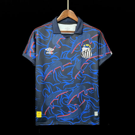 Camisa Santos - Pré - Jogo Azul 22/23