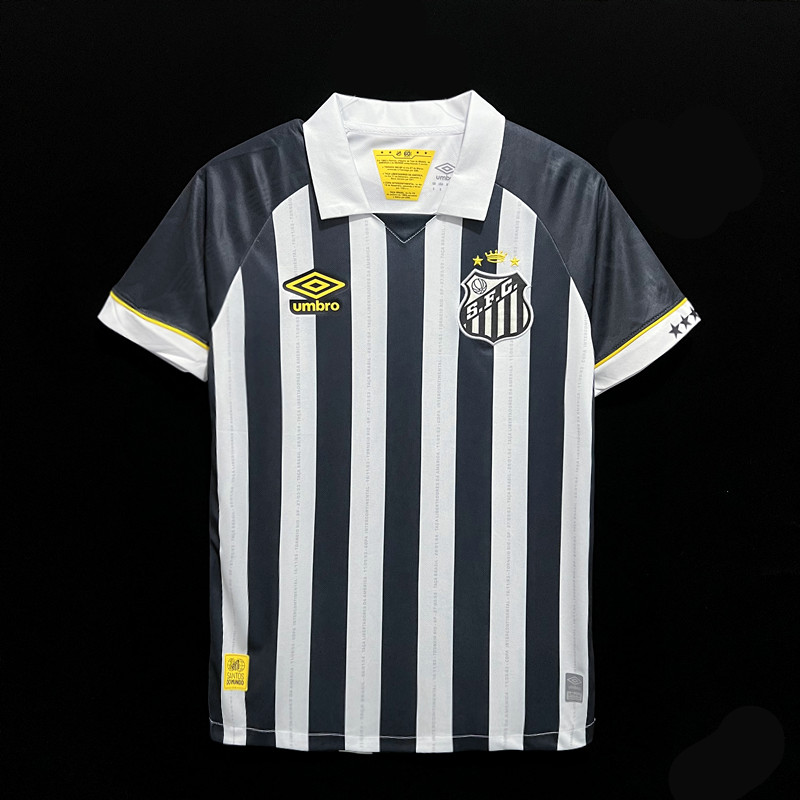 Camisa Santos – Preta e Branca 23/24