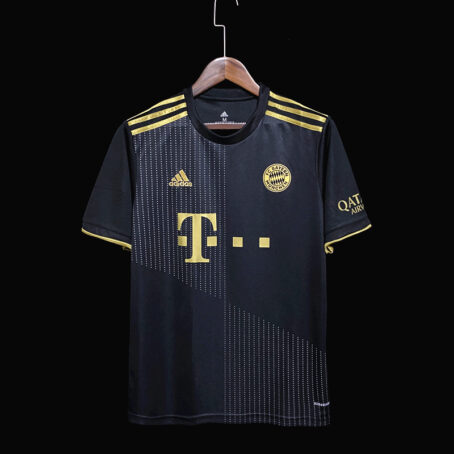 Camisa Bayern de Munique - Preta e Dourado 21/22