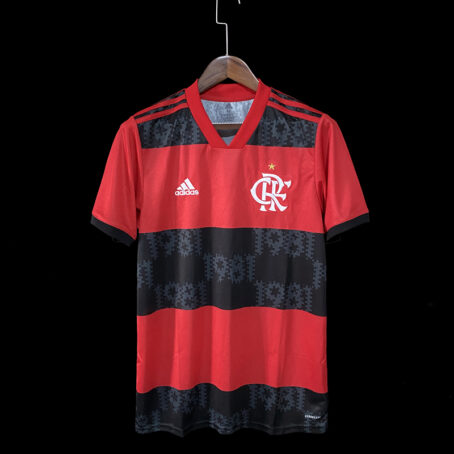 Camisa Flamengo - Preta e Vermelha 21/22