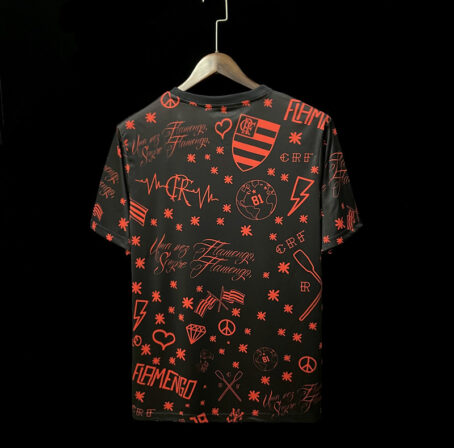 Camisa Flamengo - Preta Pré Jogo 22/23 - Imagem 3