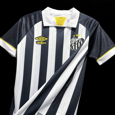 Camisa Santos - Preta e Branca 23/24 - Imagem 4