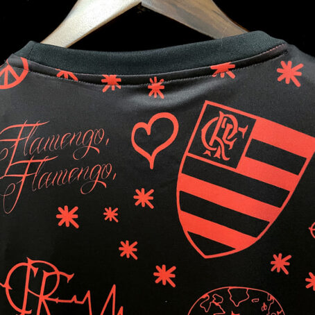 Camisa Flamengo - Preta Pré Jogo 22/23 - Imagem 4