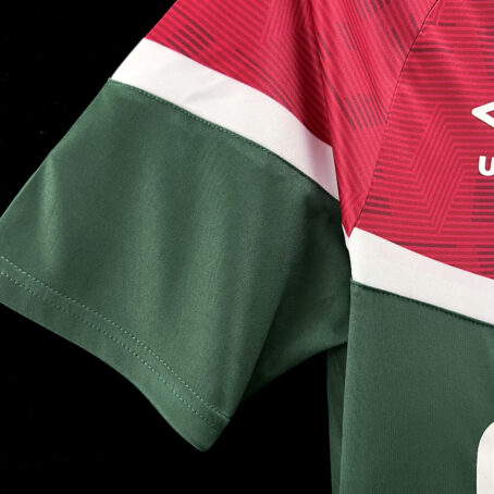 Camisa Fluminense - Treino Verde e Grená - 23/24 - Imagem 4