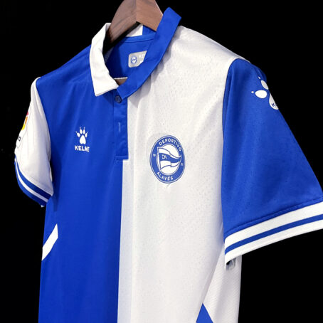 Camisa Deportivo Alavés - Branca E Azul 23/24 - Imagem 5