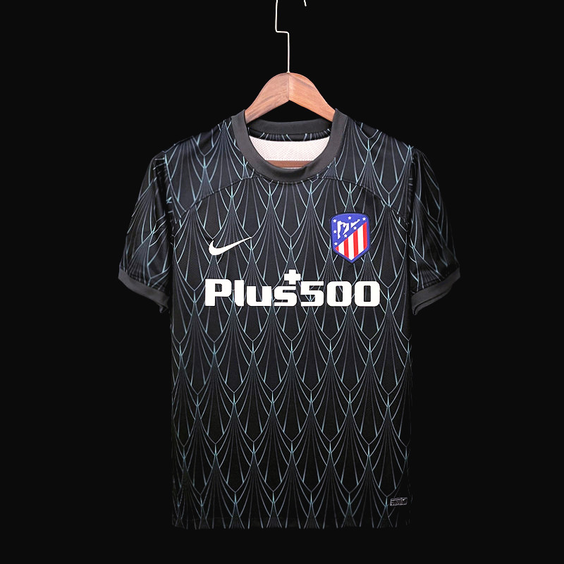 Camisa Atlético de Madrid – Preta Pré Jogo 23/24