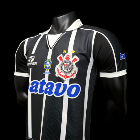 Camisa Corinthians - Preta Retrô - Imagem 5