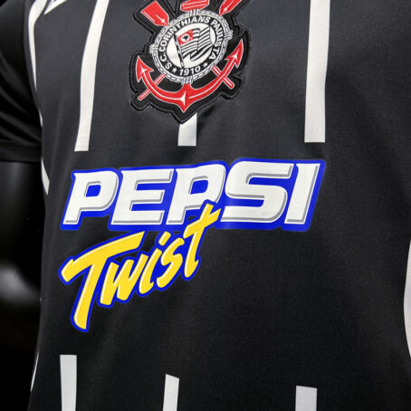 Camisa Corinthians - Preta 2004 Retrô - Imagem 5