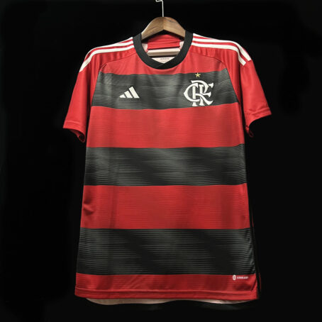 Camisa Flamengo - Preto e Vermelha 23/24 - Imagem 4