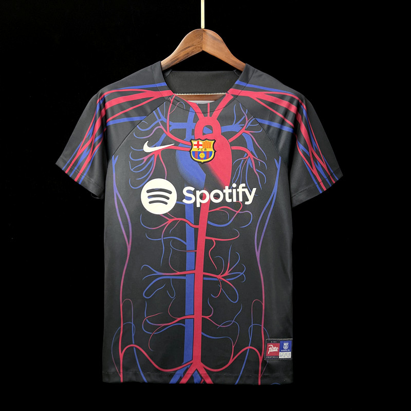 Camisa Barcelona – Preta Treino 23/24