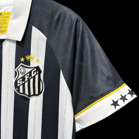 Camisa Santos - Preta e Branca 23/24 - Imagem 7