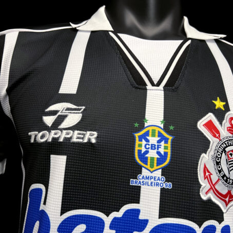Camisa Corinthians - Preta Retrô - Imagem 7