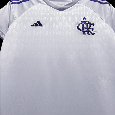 Camisa Flamengo - Polo Branca com Roxo - Imagem 7
