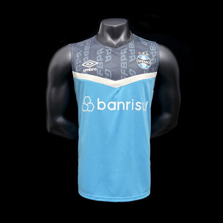 Camisa Grêmio - Regata Preta e Azul 23/24