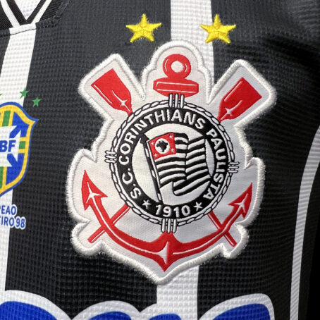 Camisa Corinthians - Preta Retrô - Imagem 8