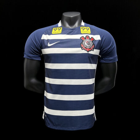 Camisa Corinthians - Azul e Branca Retrô