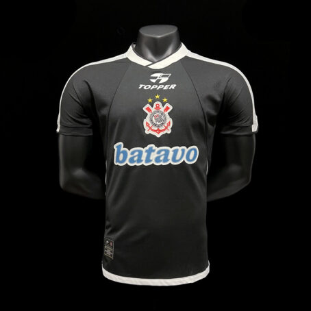 Camisa Corinthians - Preta 2000 Retrô