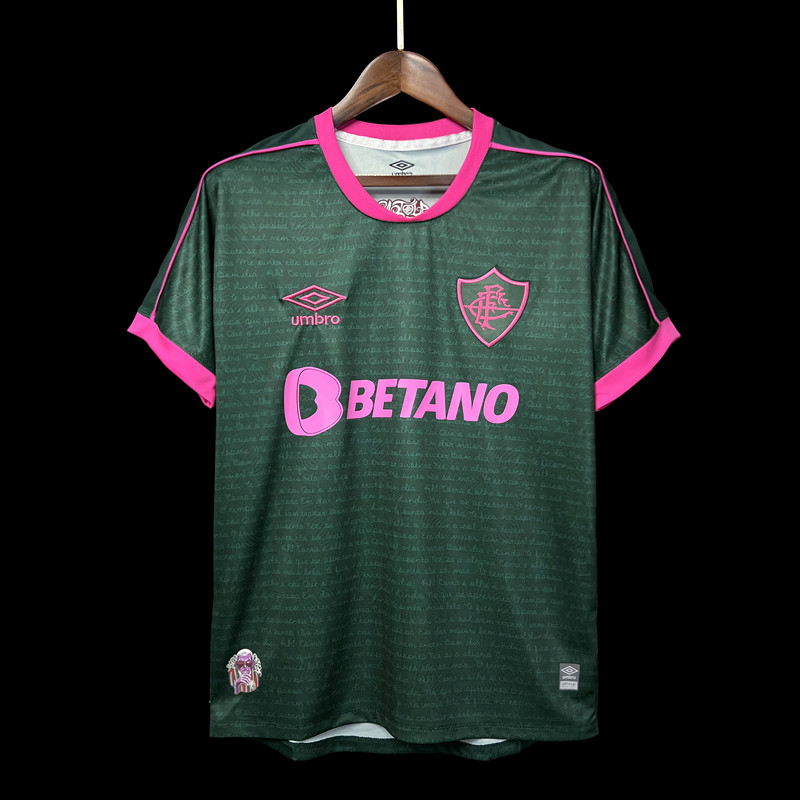 Camisa Fluminense – Treino Verde e Rosa 23/24