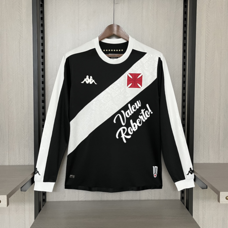Camisa Longa Vasco - Roberto Dinamite - Preta - 24/25