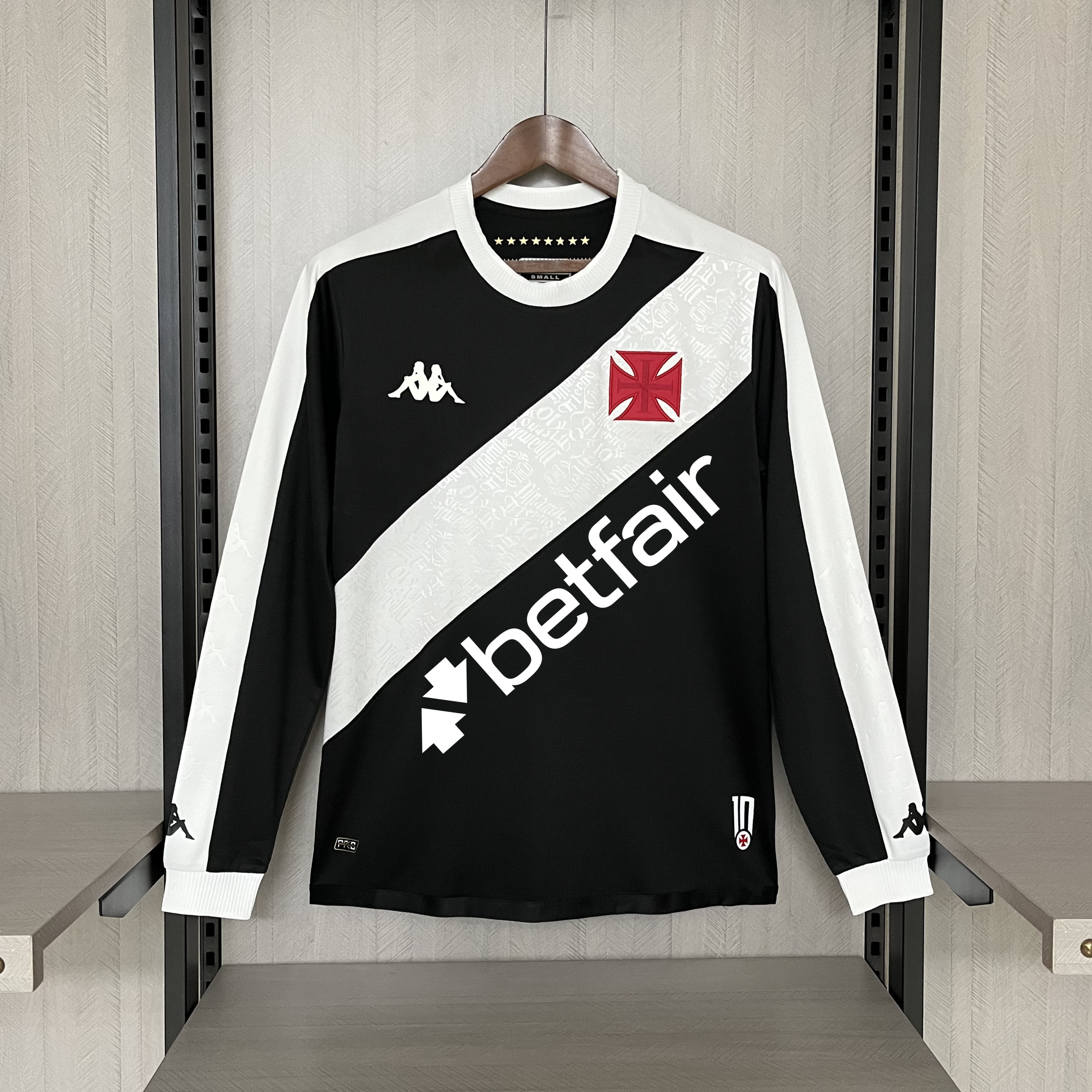 Camisa Longa Vasco – Patrocínio – Preta – 24/25