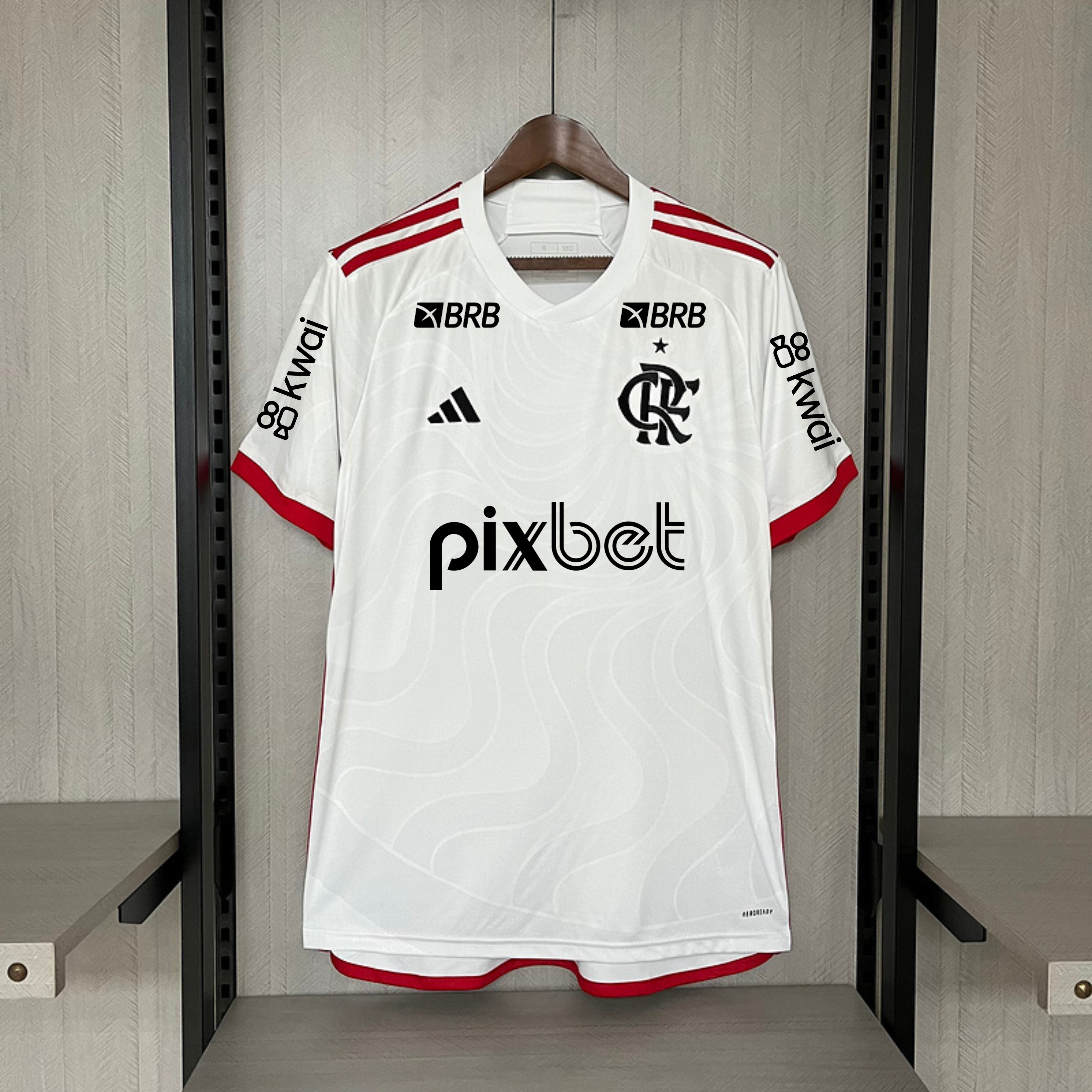 Camisa Flamengo – Patrocínio – Branca – 24/25