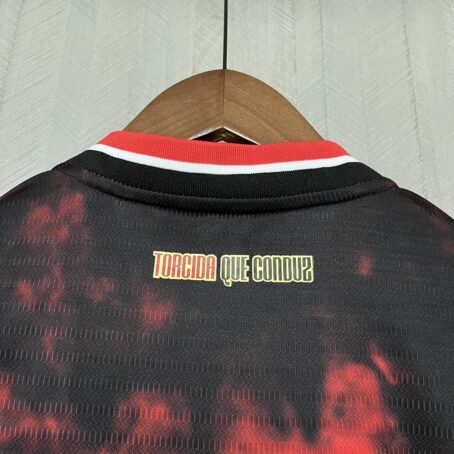 Camisa São Paulo III - Preta/Vermelha - 24/25 - Imagem 11