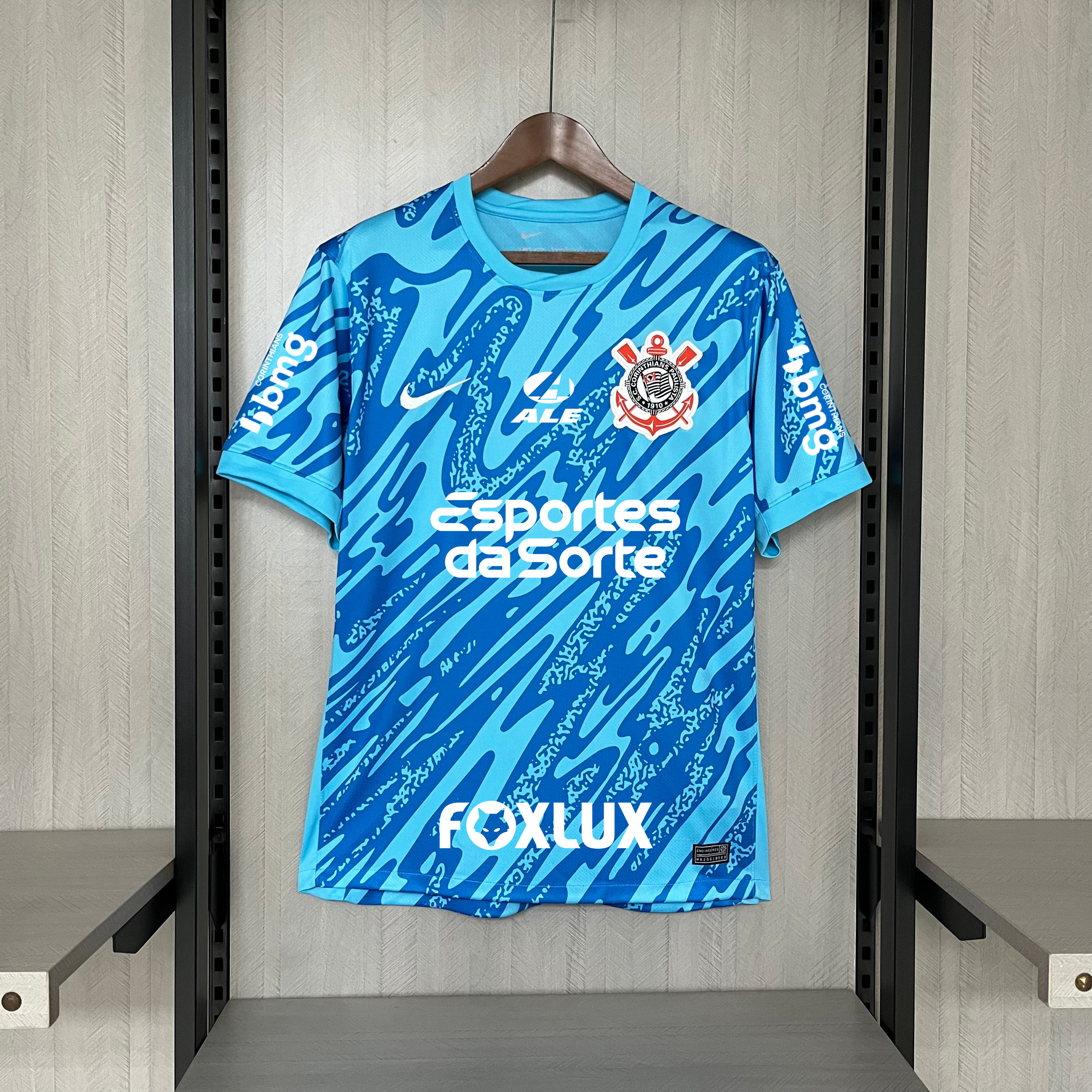 Camisa Corinthians Goleiro – Patrocínio – Azul – 24/25