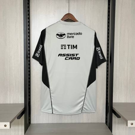 Camisa Flamengo Treino - Patrocínio - Cinza - 24/25 - Imagem 2