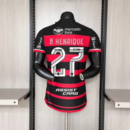 Camisa Flamengo - Modelo Jogador - Patrocínio - Rubro Negra - 24/25 - Imagem 6