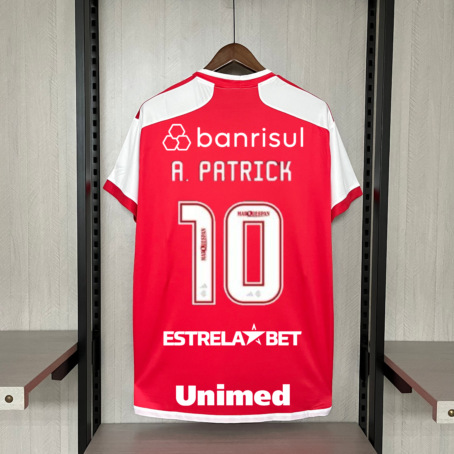 Camisa Internacional - Patrocínio - Vermelha - 24/25 - Imagem 5