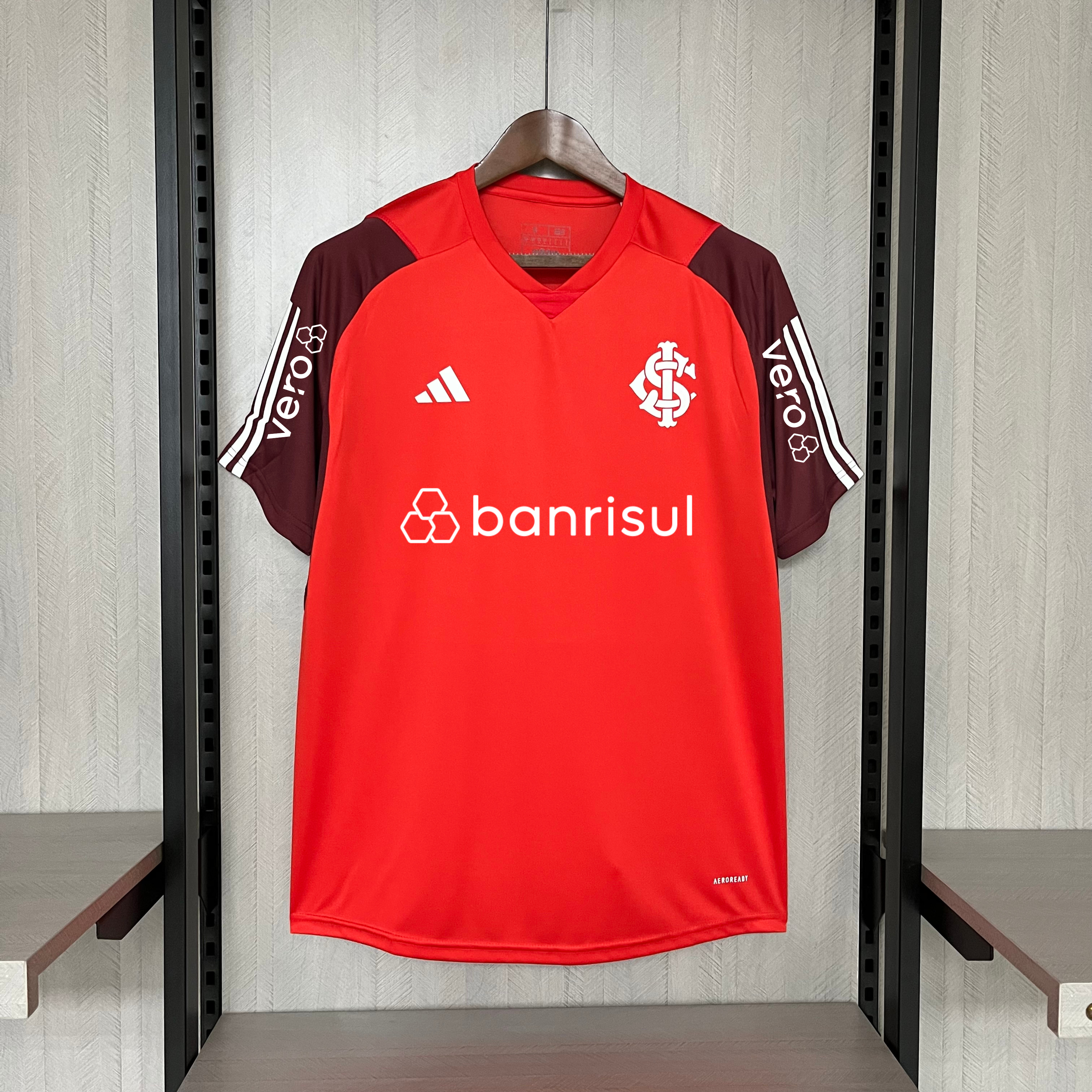 Camisa Internacional Treino – Patrocínio – Vermelha – 24/25