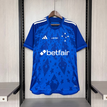 Camisa Cruzeiro - Patrocínio - Azul - 24/25