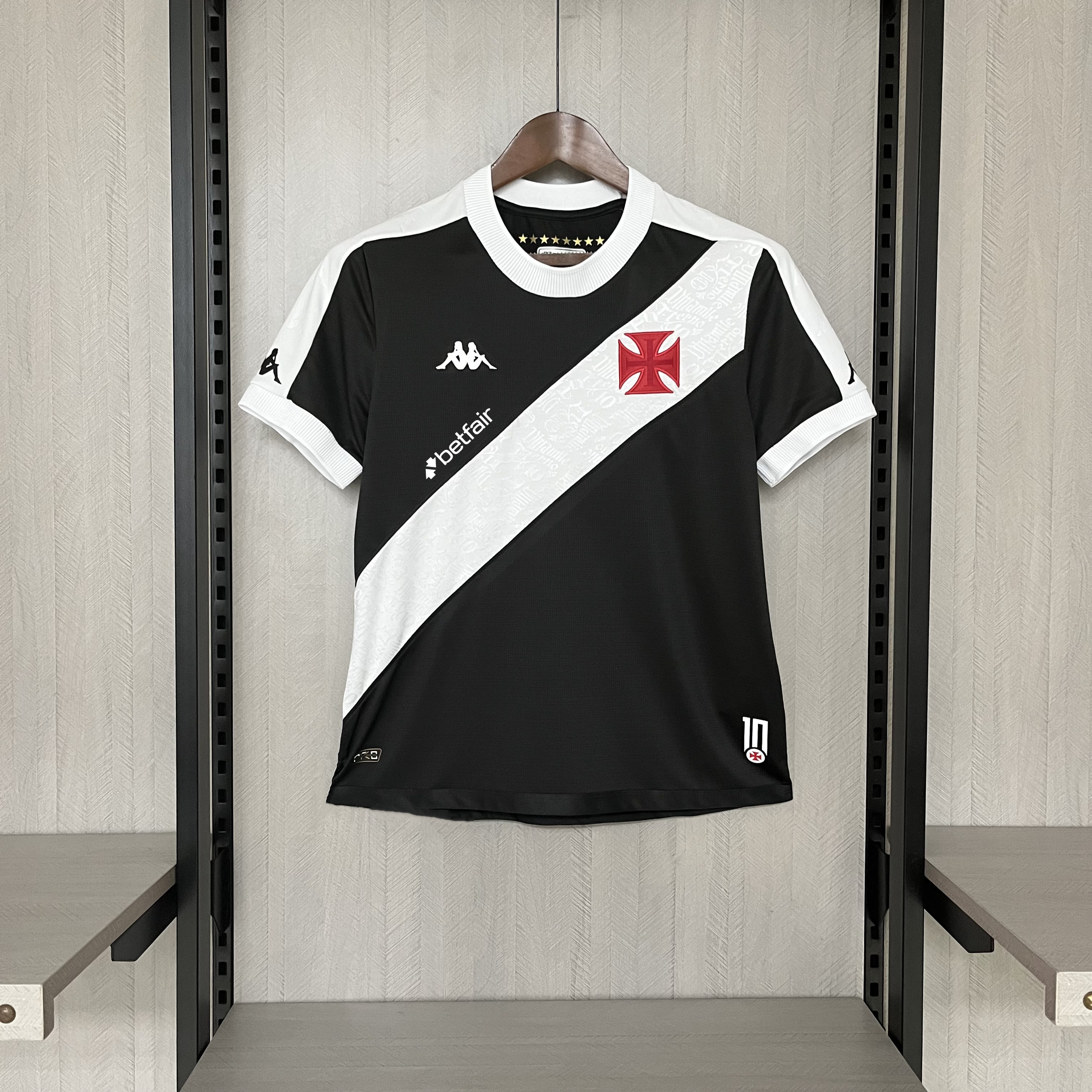 Camisa Vasco – Feminina – Patrocínio – Preta – 24/25