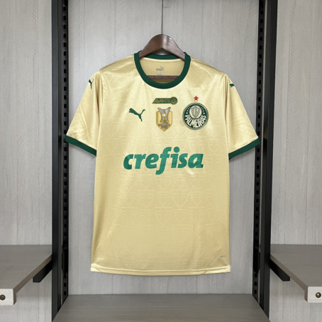 Camisa Palmeiras III - Patrocínio - Dourada - 24/25 - Imagem 4