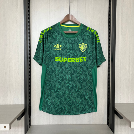 Camisa Fluminense Treino - Patrocínio - Verde - 24/25