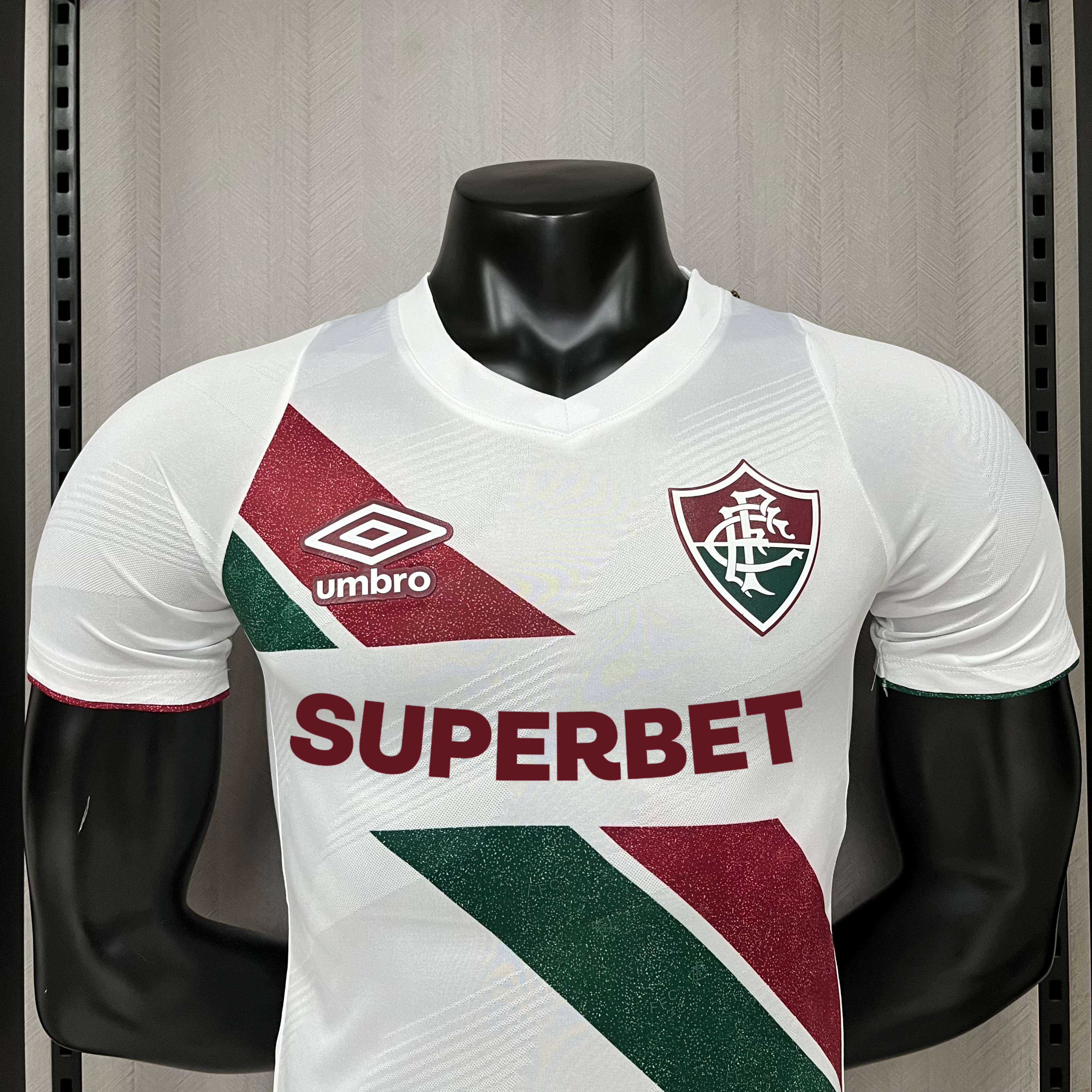 Camisa Fluminense – Modelo Jogador – Patrocínio – Branca – 24/25