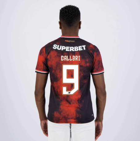 Camisa São Paulo III - Patrocínio - Preta/Vermelha - 24/25 - Imagem 3