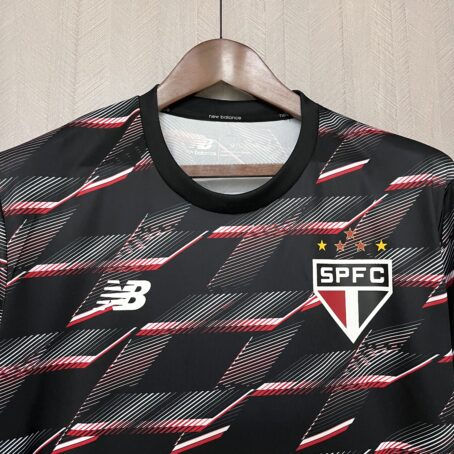 Camisa São Paulo - Preta Pré Jogo - 24/25 - Imagem 2