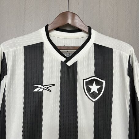Camisa Botafogo Longa – Preta/Branca – 24/25 - Imagem 2