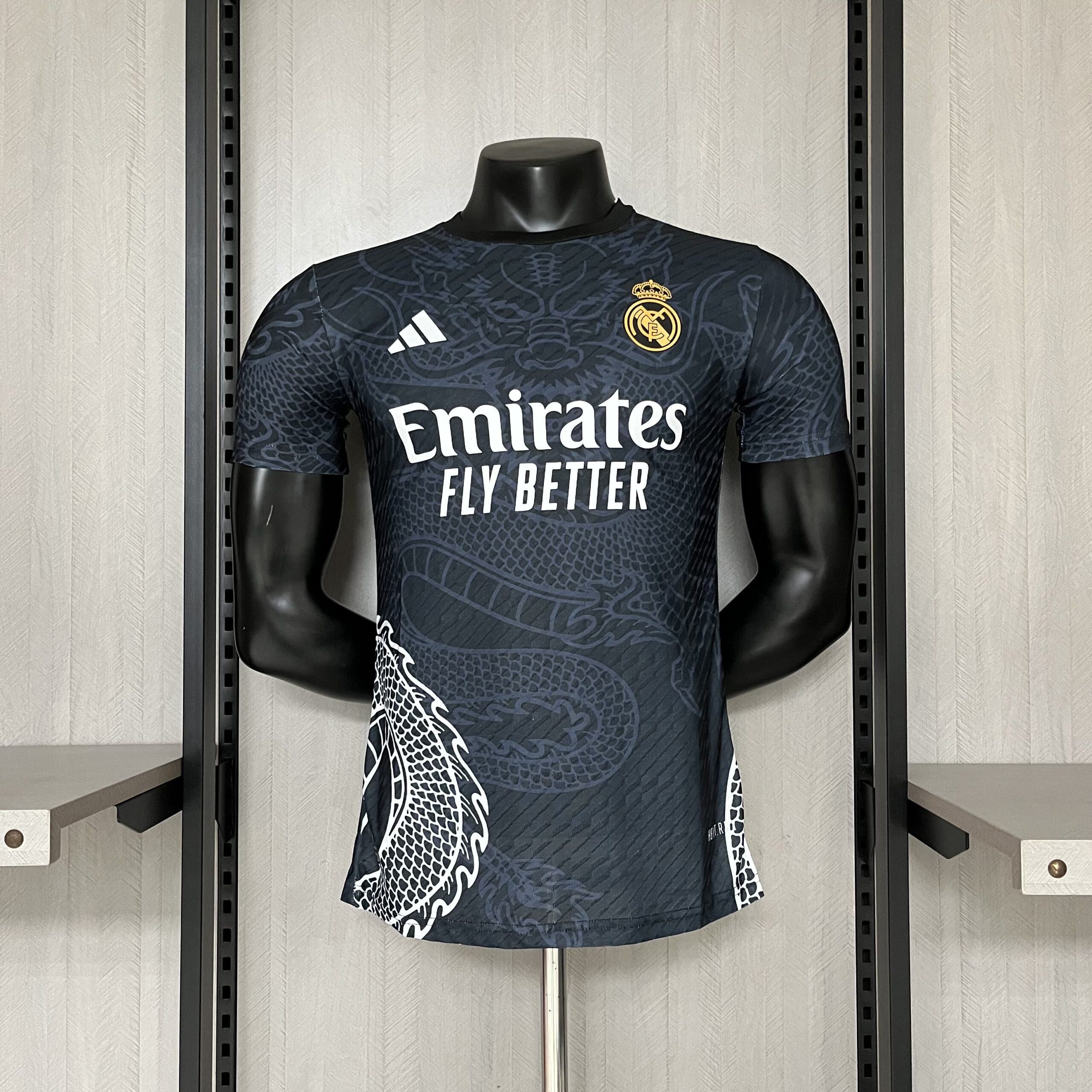 Camisa Real Madrid Edição Especial Dragão – Modelo Jogador – Azul – 24/25