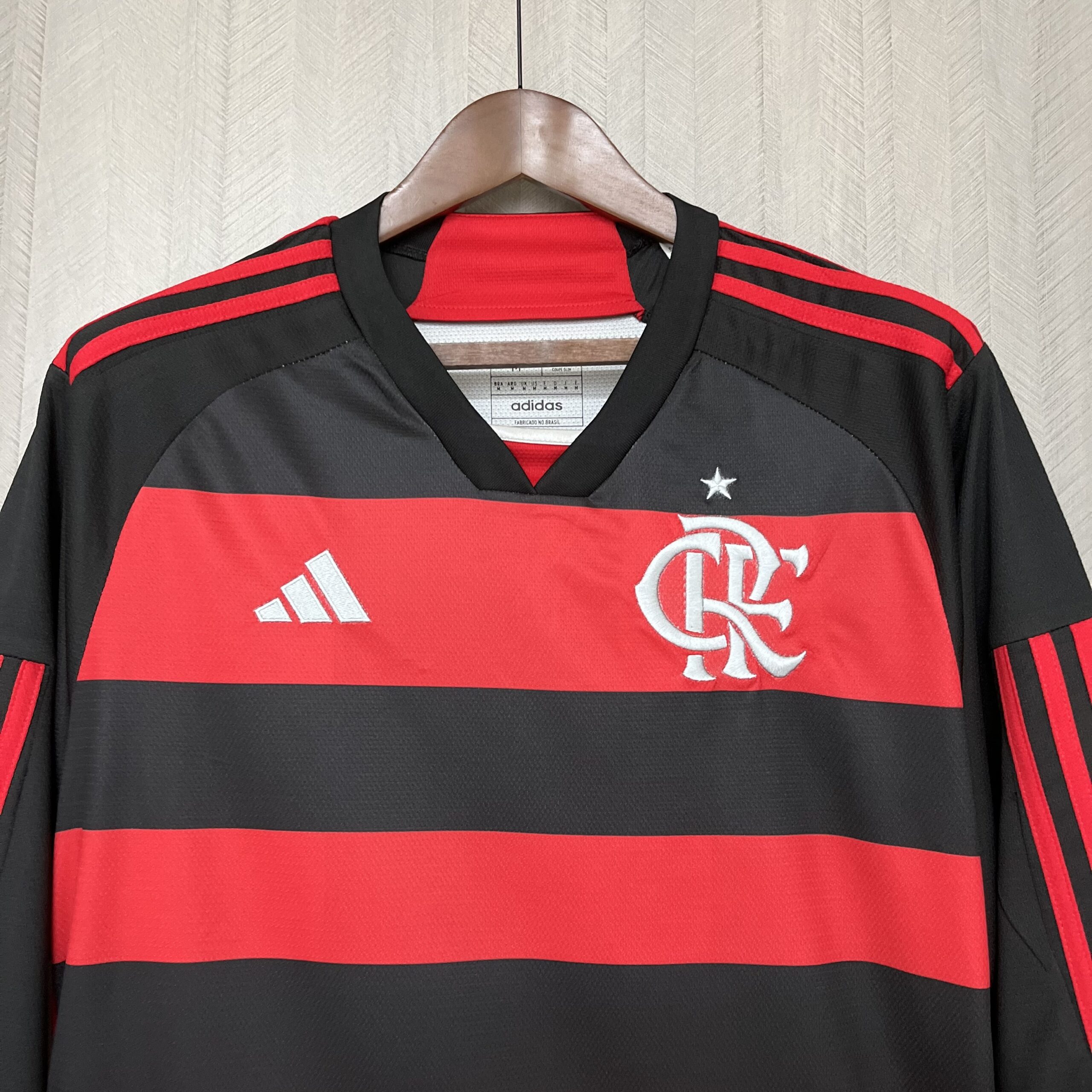 Camisa Flamengo Longa – Rubro Negra – 24/25